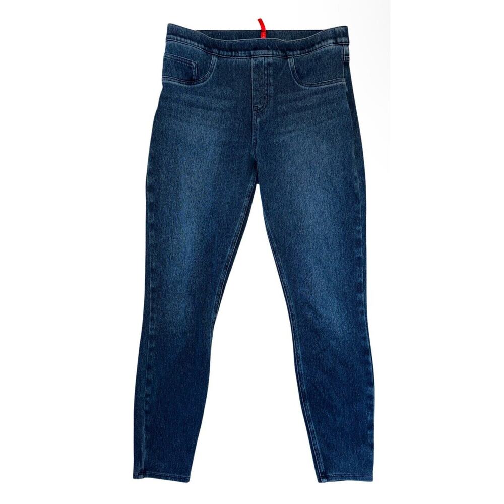 Spanx Women's Ankle Skinny Jeggings Women's Size Large Pull On Stretch Denim